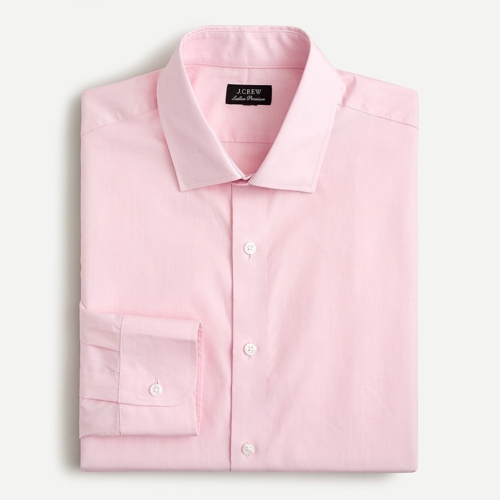 Slim fit Ludlow Premium fine cotton dress shirt